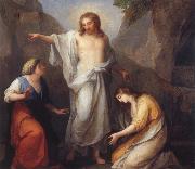 Der auferstandene Christus erscheint Martha und Magdalena